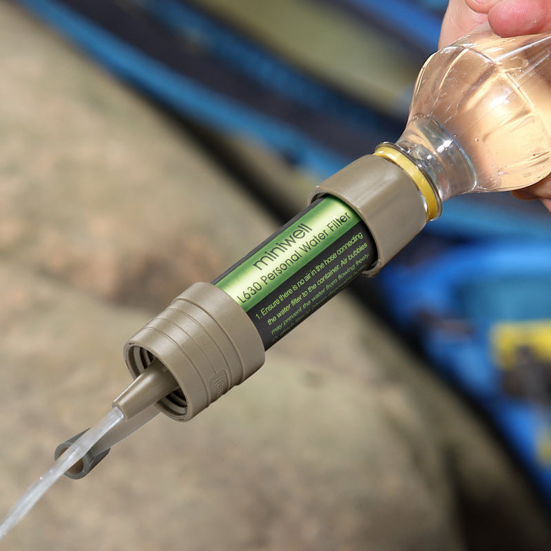 Outdoor water bag water purifier straw water purifier