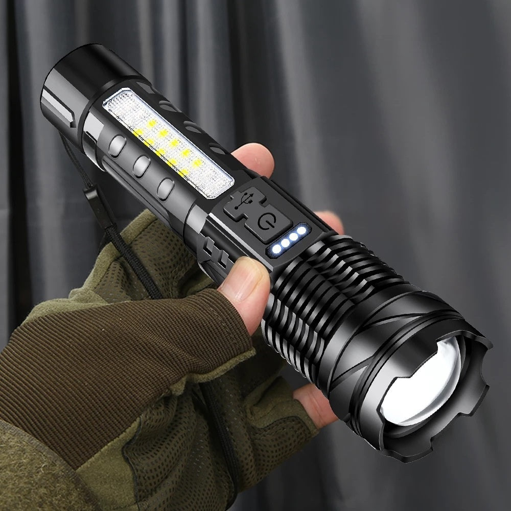 Aluminum Alloy Power Torch Telescopic Zoom